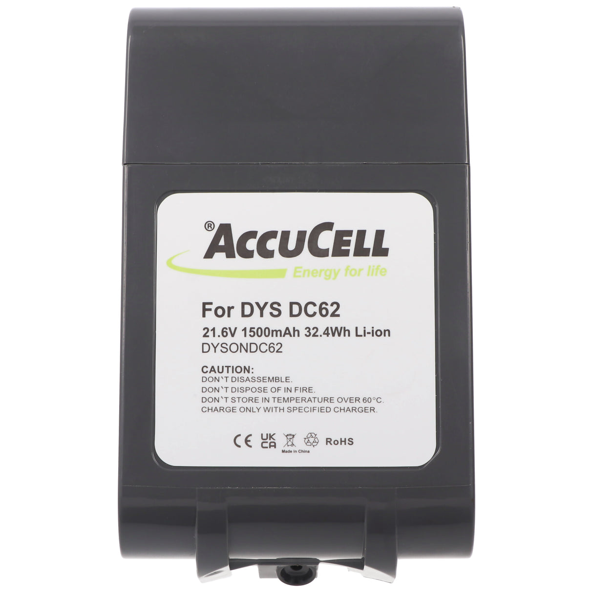 AccuCell Akku für Dyson DC58, DC59, DC61, DC62, 61034-01 Akku 965874-02
