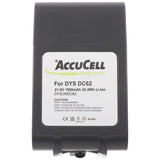 AccuCell Akku für Dyson DC58, DC59, DC61, DC62, 61034-01 Akku 965874-02