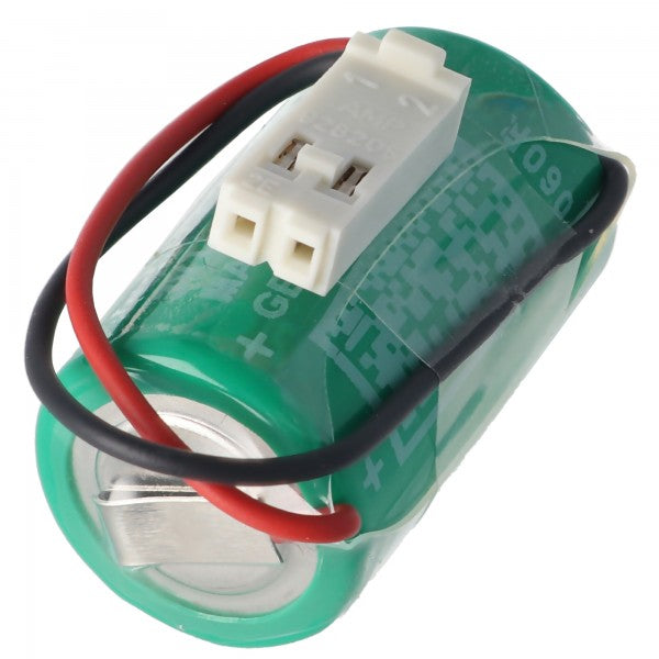 AccuCell CR1/2AA mit Kabel und Stecker passend für die Siemens 575332TA Batterie, vor Einbau unbedingt die Polung prüfen