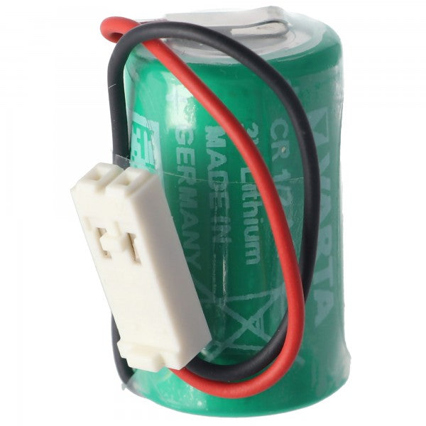 AccuCell CR1/2AA mit Kabel und Stecker passend für die Siemens 575332TA Batterie, vor Einbau unbedingt die Polung prüfen