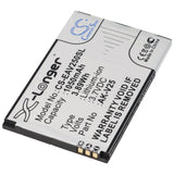 AccuCell Akku passend für Emporia AK-V25, AK-V25 V2.0, Emporia Euphoria, Pure 66,5 x 42,1 x 4,1mm