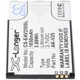 AccuCell Akku passend für Emporia AK-V25, AK-V25 V2.0, Emporia Euphoria, Pure 66,5 x 42,1 x 4,1mm