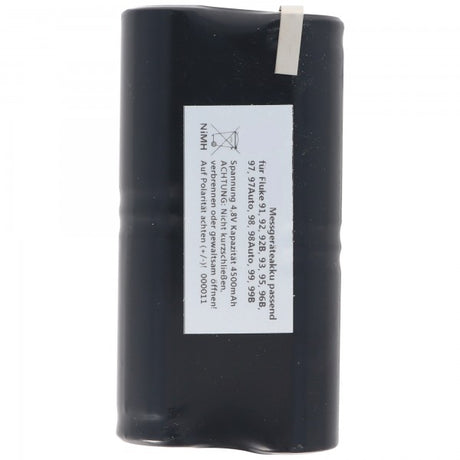 AccuCell Akkupack für Fluke ScopeMeter PM9086 Akku NiMH 4,8 Volt 4000mAh