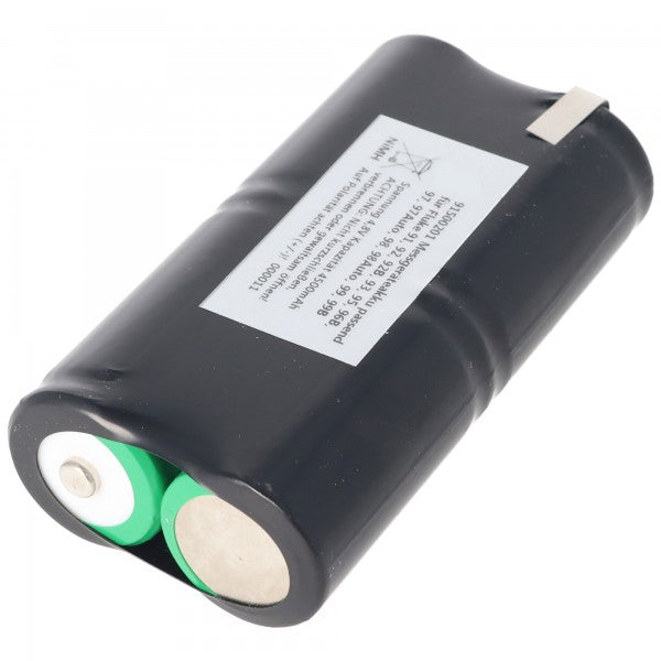 AccuCell Akkupack für Fluke ScopeMeter PM9086 Akku NiMH 4,8 Volt 4000mAh