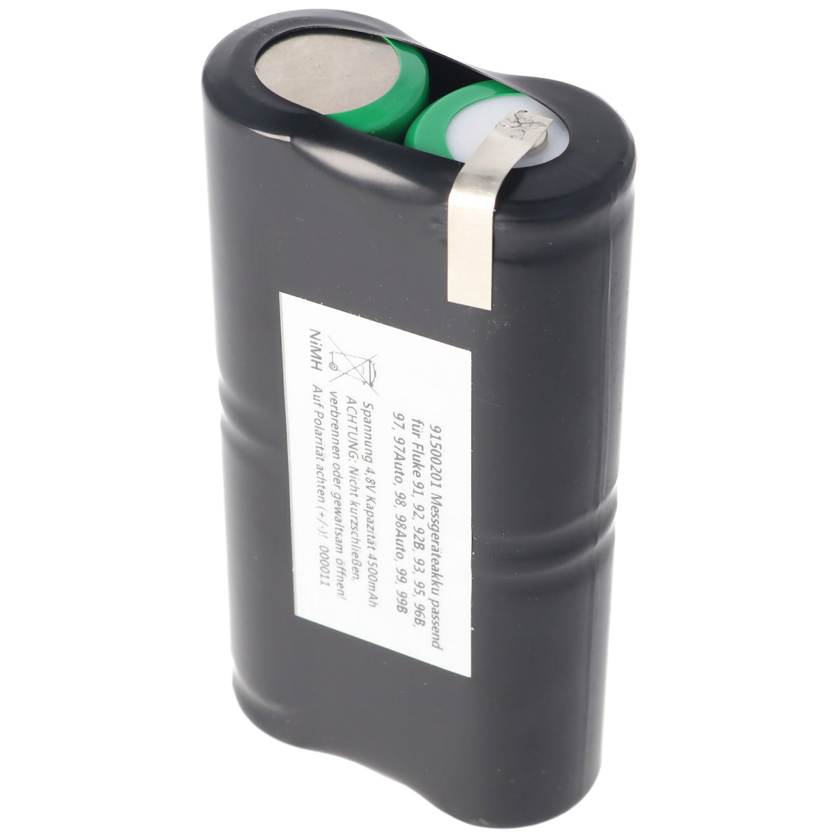 AccuCell Akkupack für Fluke ScopeMeter PM9086 Akku NiMH 4,8 Volt 4000mAh