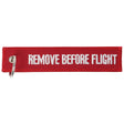 AccuCell Anhänger mit Schriftzug Remove before flight ca. 13 x 2,8 cm