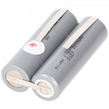 AccuCell Akku passend für Haarschneider 2,4 Volt NiMH Mignon AA typ. 2000mAh, 49x15x28mm