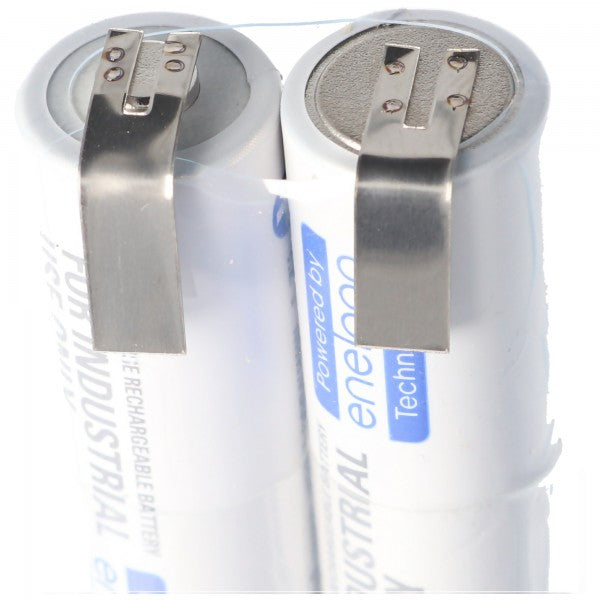 Panasonic eneloop Standard 7,2 Volt AkkuPack AA mit Lötfahnen, 2000mAh