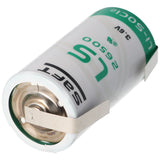 SAFT LS26500 Lithium Batterie Li-SOCI2, C-Size mit Lötfahne U-Form