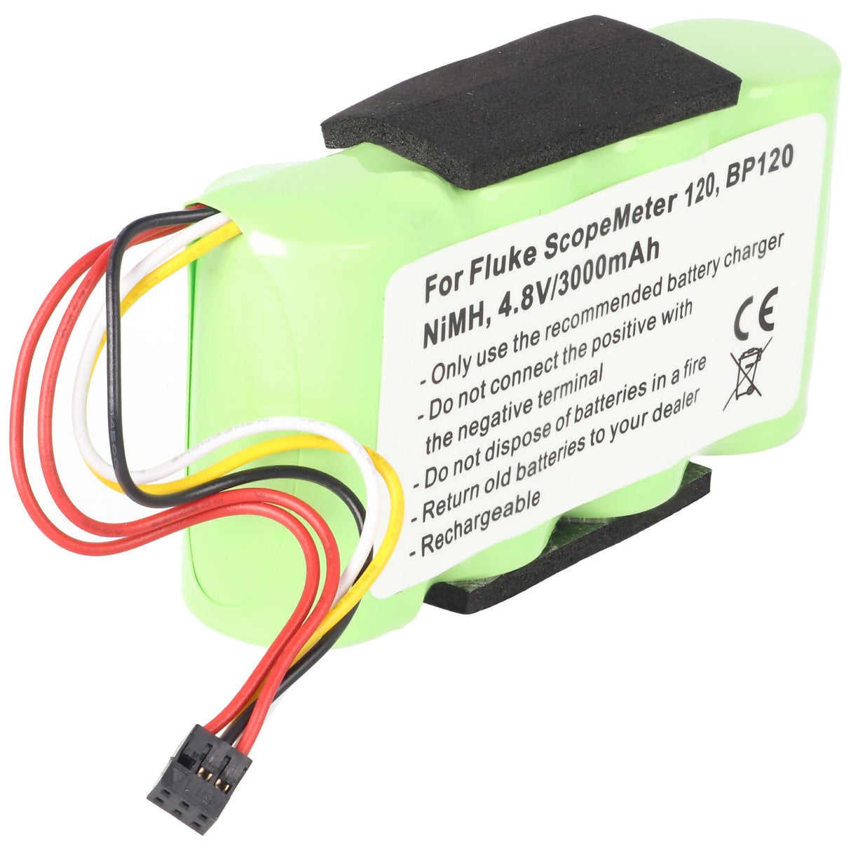 Akku passend für Fluke ScopeMeter 120, 123, 124, BP130 vor der Bestellung unbedingt exakt die Steckerpolung mit Ihrem Akku vergleichen, ob passend oder nicht?