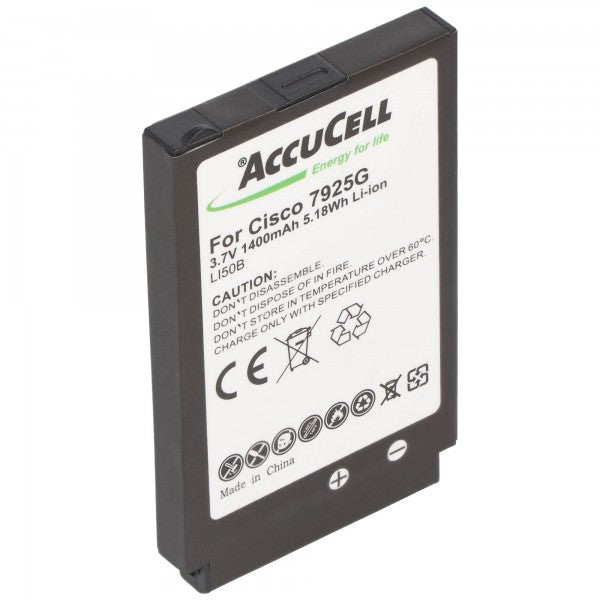 AccuCell Nachbau Akku passend für den Cisco 7925G Akku 7725, 74-5469-01, U8ZBAE12