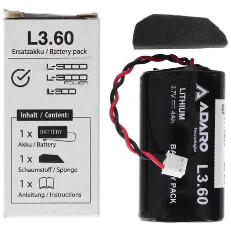 AccuCell Adalit Akku passend für L-50, IL-300, L-3000, L-3000 Power