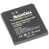 AccuCell Akku für Doro PhoneEasy 520 Akku DBF-800A, DBF-800B, DBF-800C, DBF-800D, DBF-800E 43,7x39,6x5,5mm