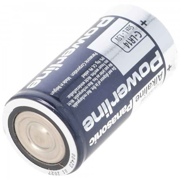 Panasonic Powerline LR14 C Baby Batterie 4er Folie, bis zu 7 Jahre lagerfähig