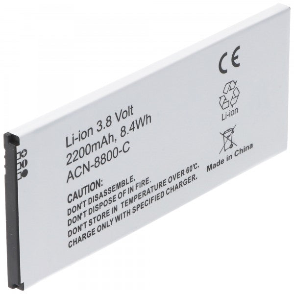 AccuCell 2200mAh Akku passend für den Cisco 8800 Akku 8821, 74-102376-01, CP-BATT-8821, GP-S10-374192-010H