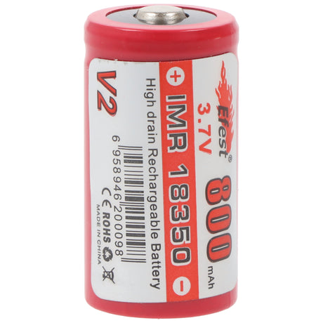 Efest IMR 18350 V2 3,7V 800mAh Pluspol erhöht Li-Ion Akku