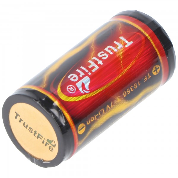 Trustfire 18350 3,7V 1200mAh geschützt Li-Ion Akku
