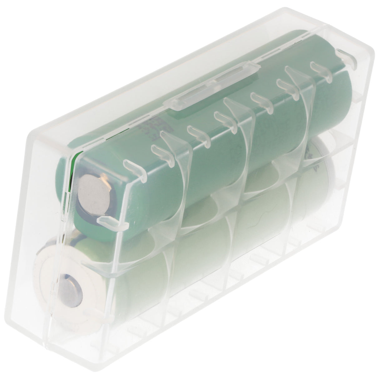 Keeppower Aufbewahrungsbox M2 für 2x 18650 geschützte Akkus bzw. 4x 18350 Innenmaße max. 70mm Länge