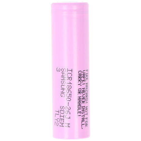 Samsung ICR18650-26J 2600mAh, 3,6V - 3,7V ungeschützt