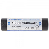 Keeppower 18650 - 2600mAh, 3,7V Li-Ion-Akku geschützt