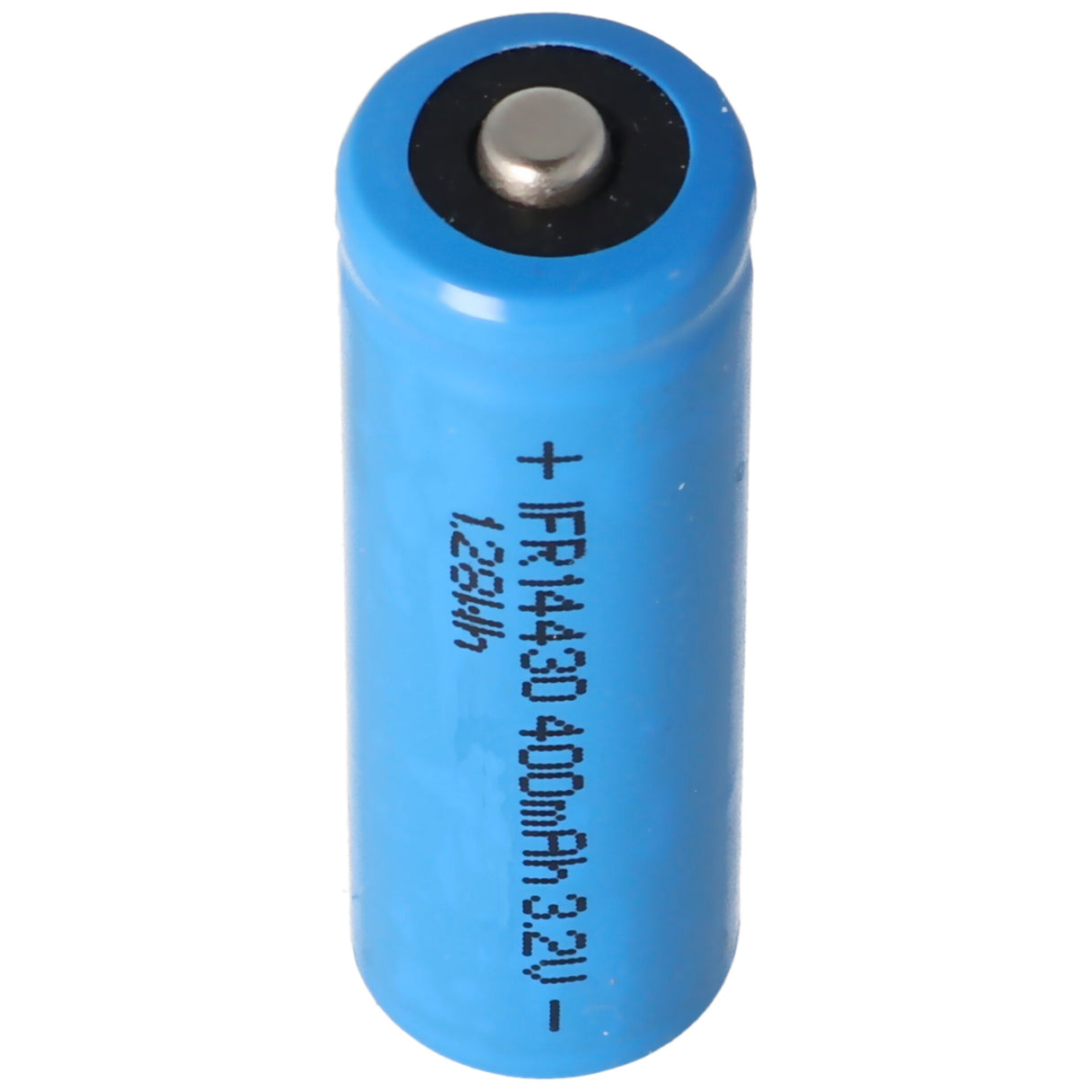 AccuCell IFR 14430 400mAh 3,2V LiFePo4 Akku mit Kopf