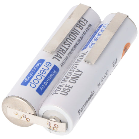 Panasonic Eneloop Philips Rasierer BT9290 Akku 2,4 Volt 800mAh AAA Lötfahnen 2mm