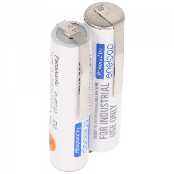 Panasonic Eneloop Philips Rasierer BT9290 Akku 2,4 Volt 800mAh AAA Lötfahnen 2mm