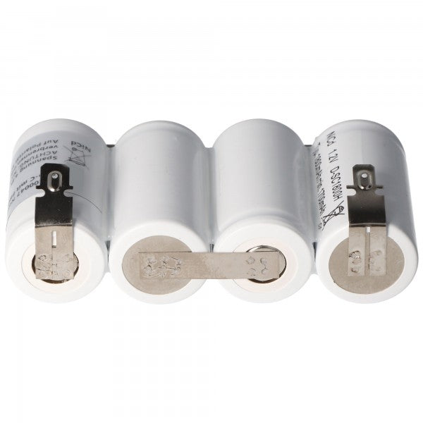 AccuCell Notleuchtenakku NiCd 4,8V 1800mAh F1x4 Sub-C mit Faston-Anschluss ersetzt 4,8 V Akku