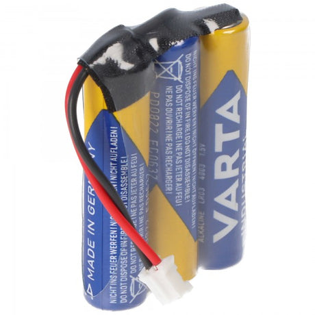 Varta Batteriepack 4,5V F1x3 Micro AAA mit Kabel und Stecker ersetzt Safe-O-Tronic 38400200, Steckertyp PHR-Serie