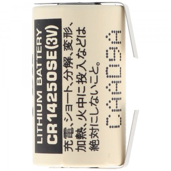 Sanyo CR14250 SE 1/2AA IEC CR14250 3V 850mAh U-Lötfahne Lithium Batterie