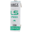 SAFT LS17500 Lithium Batterie , Size A, mit Lötfahne U-Form