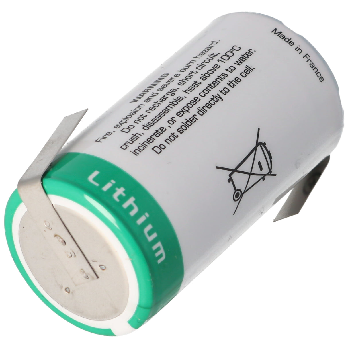 SAFT LS26500 Lithium Batterie Li-SOCI2, C-Size mit Lötfahne Z-Form