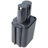 AccuCell Akku passend für Bosch 2607300002 9,6 Volt 2Ah schmal Abmessungen 126x70x54mm und Bilder exakt vergleichen