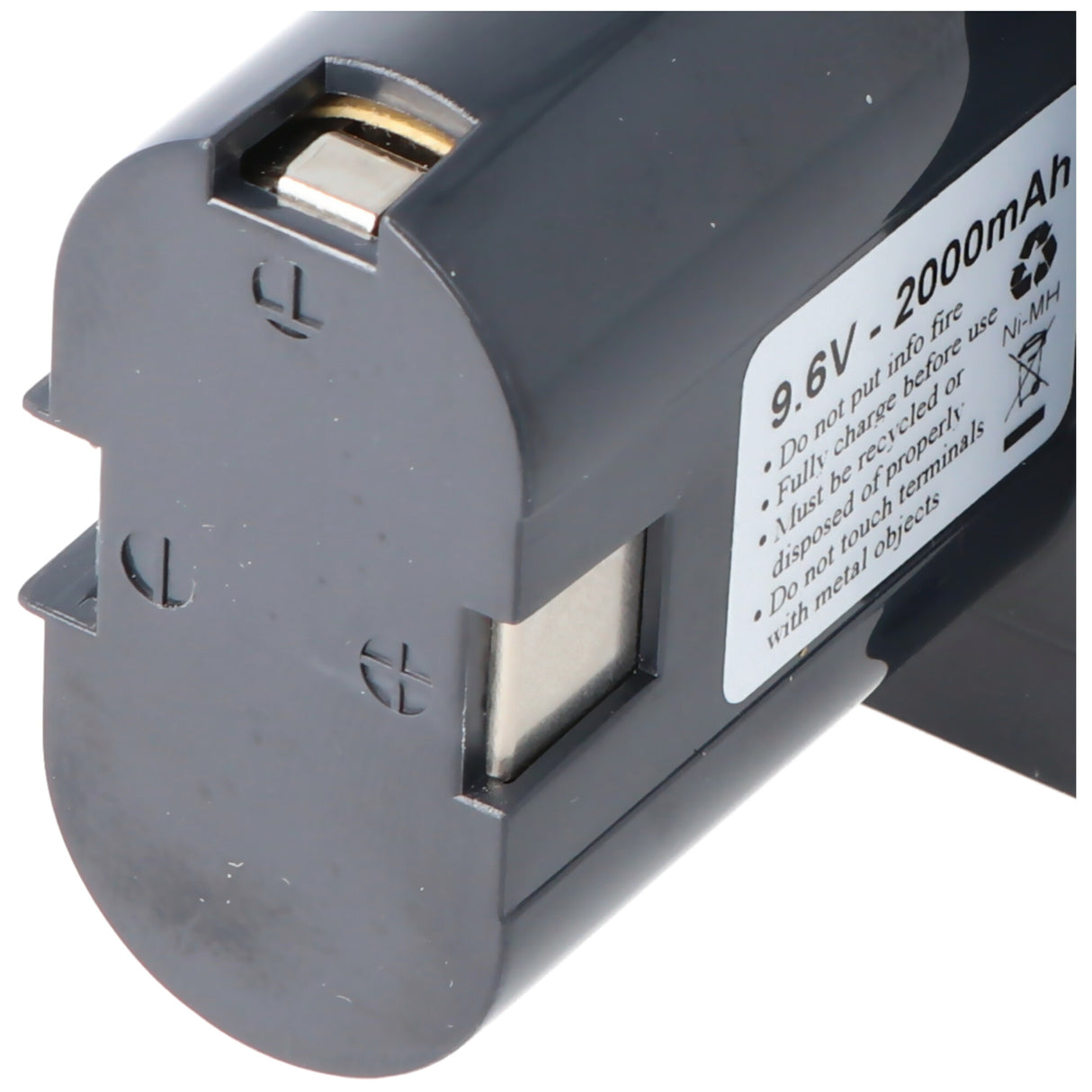 AccuCell Akku passend für Bosch 2607300002 9,6 Volt 2Ah schmal Abmessungen 126x70x54mm und Bilder exakt vergleichen