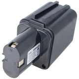 AccuCell Akku passend für Bosch 2607300002 9,6 Volt 2Ah schmal Abmessungen 126x70x54mm und Bilder exakt vergleichen
