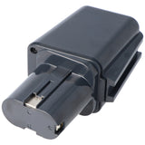 AccuCell Akku passend für Bosch 2607300002 9,6 Volt 2Ah schmal Abmessungen 126x70x54mm und Bilder exakt vergleichen