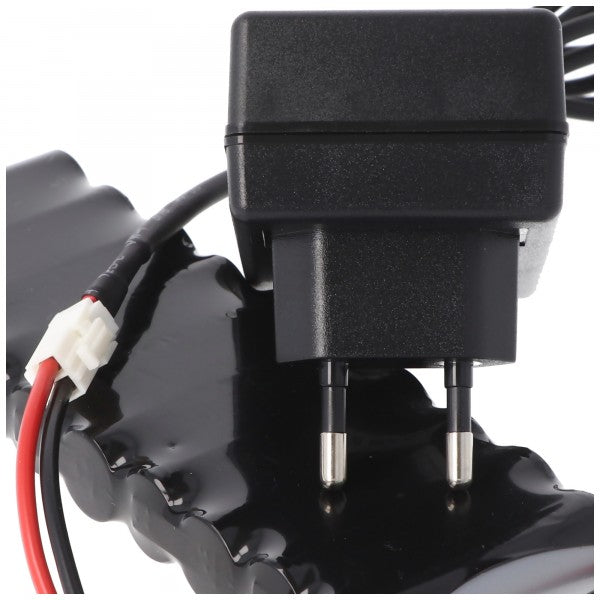 AccuCell Ladegerät für Roto ZEL Akku 12V RT2 SF G2, Ansmann 2412-3011, WDT-S RT2 SF G2/G3/G4, 100-240 Volt 1000mA Ladestrom