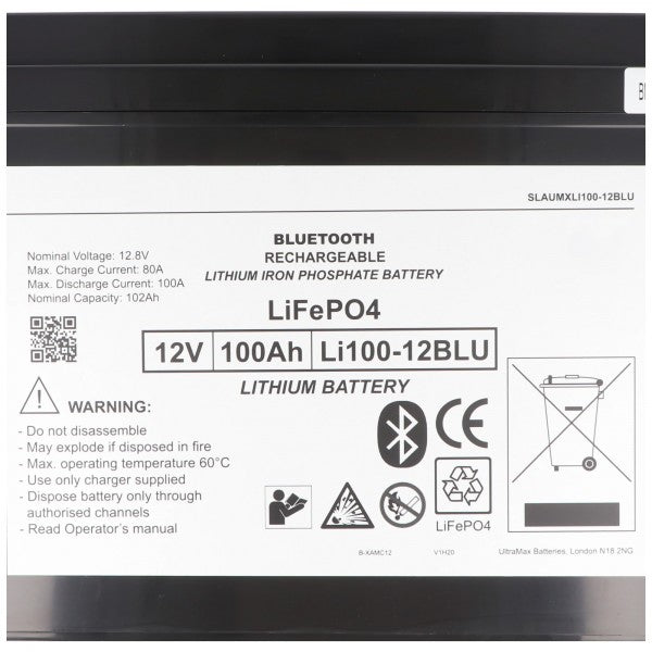 XCell 12V LiFePO4 Akku 100Ah Pro Ultimate inkl Bluetooth Blei Akku AGM Ersatz
