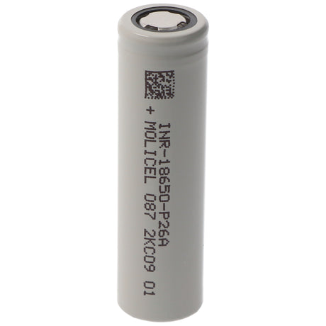 Molicel INR18650-P26A 3,7V 2600mAh ungeschützt flat top Li-Ion Akku