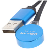 Olight MCC-1A magnetisches Ladekabel passend für M2R, S1R, S2R, H1R, Warrior X, MCC1A USB-Ladekabel