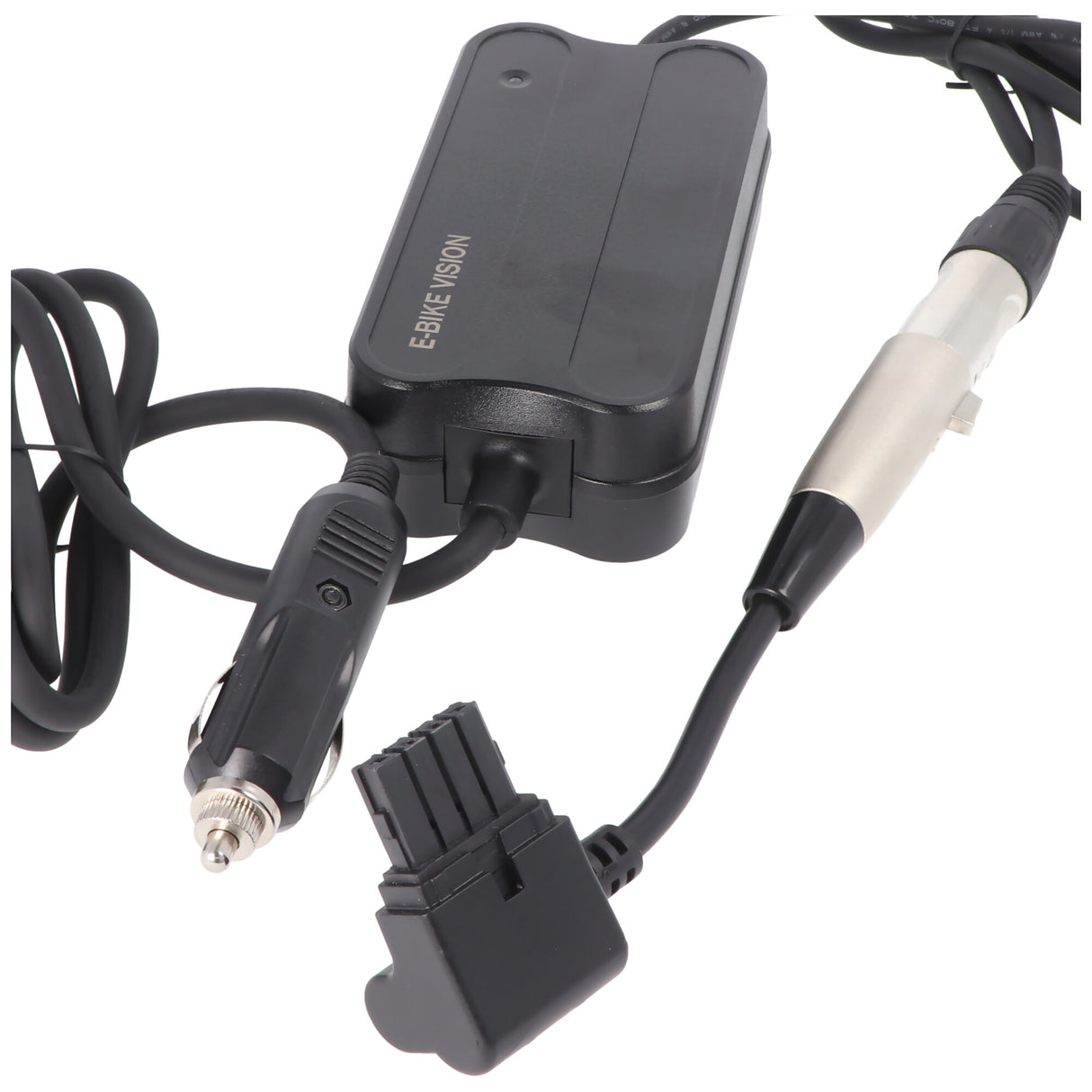 E-Bike Vision Lade-Adapter nur passend für den Panasonic Next Generation Akku, Kabel mit Stecker XLR 4-polig