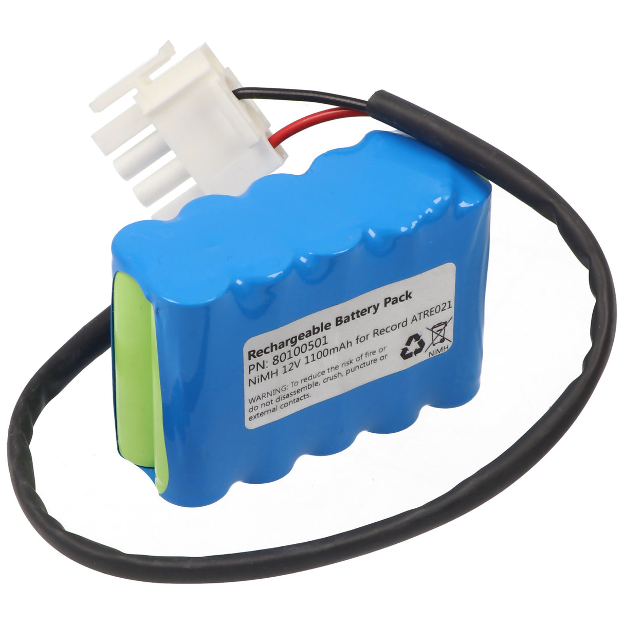 AccuCell Akku für Türsteuerung NiMH 12V 1100mAh passend für Record ATRE021