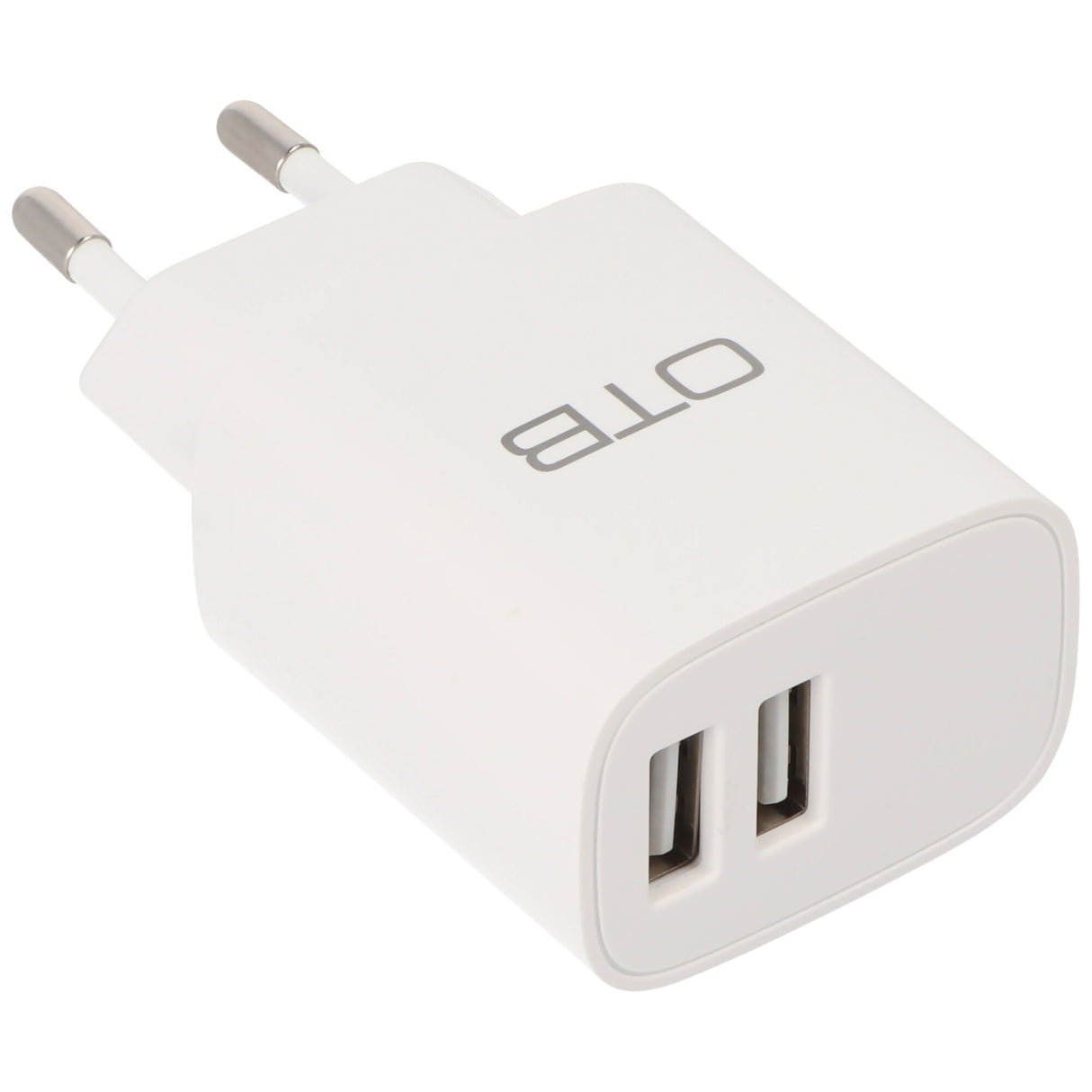 AccuCell Ladeadapter USB - 2,4A 2-Port Multiadapter - weiß