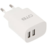 AccuCell Ladeadapter USB - 2,4A 2-Port Multiadapter - weiß