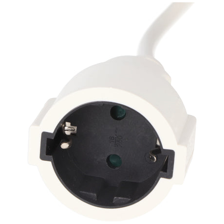 Arcas Verlängerungskabel Schuko 5 Meter, 5m Verlängerungskabel, 230V AC, 16A, weiß