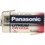 Panasonic Photo Power CR123A Lithium Batterie 3 Volt Lithium Batterie, wählbar mit Lötfahnen in Z-Form und in U-Form