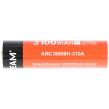 AceBeam 18650 Li-Ion Akku 3,7V 3100mAh mit Schutzschaltung