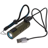 Imalent LD70 Mini EDC LED-Taschenlampe grün mit 4000 Lumen, Leuchtweite max. 203 Meter