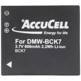 AccuCell Akku passend für Panasonic DMW-BCK7 Akku ACD-341, DMW-BCK7GK, NCA-YN101G, SDBCK7, DMW-BCK7, DMW-BCK7PP, NCA-YN101H, DMW-BCK7E