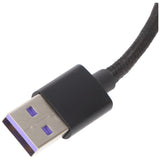 AccuCell 3IN1 USB Datenkabel passend für USB-C, iPhone, MICRO-USB Kabel 1 Meter SCHWARZ